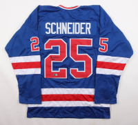 Billy Schneider Signed "Miracle" Schneider Jersey Inscribed "Buzz" (Beckett) at PristineAuction.com
