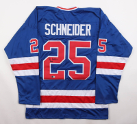 Billy Schneider Signed "Miracle" Schneider Jersey Inscribed "Buzz" (Beckett) at PristineAuction.com