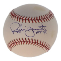 Robin Yount Signed OML Baseball Inscribed "HOF '99" (Steiner) at PristineAuction.com