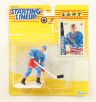 Wayne Gretzky 1997 Starting Lineup "Sports Superstar Collectibles" Action Figure with Trading Card at PristineAuction.com