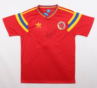 Carlos "Pibe" Valderrama Signed Colombia Adidas Authentic Jersey (JSA) at PristineAuction.com