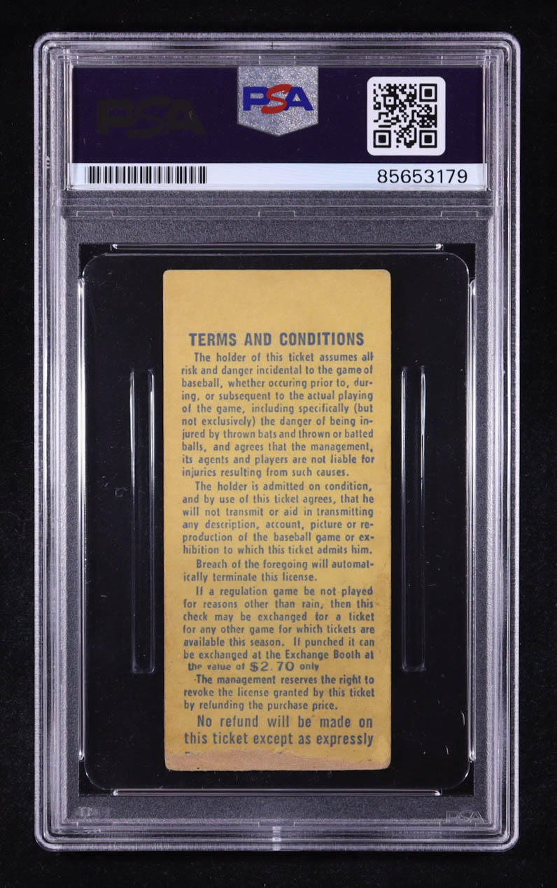 Nolan Ryan Signed 1968 Mets Shea Stadium Original Ticket (PSA | Autograph Graded PSA 10) at PristineAuction.com Nolan Ryan Signed 1968 Mets Shea Stadium Original Ticket (PSA | Autograph Graded PSA 10) at PristineAuction.com