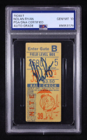 Nolan Ryan Signed 1968 Mets Shea Stadium Original Ticket (PSA | Autograph Graded PSA 10) at PristineAuction.com