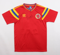 Carlos "Pibe" Valderrama Signed Colombia Adidas Authentic Jersey (JSA) at PristineAuction.com