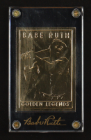 Babe Ruth 1995 Golden Legends 23KT Gold Trading Card #GL1 at PristineAuction.com