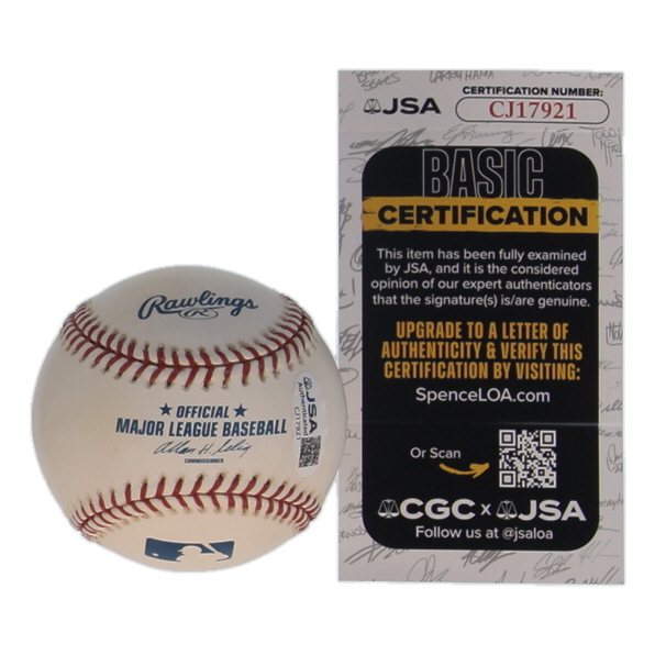 Tom Glavine Signed OML Baseball (JSA) at PristineAuction.com Tom Glavine Signed OML Baseball (JSA) at PristineAuction.com