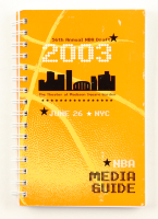2003 56th Annual NBA Draft Employee Media Guide at PristineAuction.com