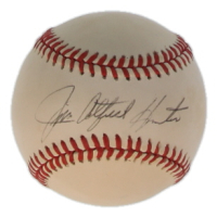 Jim "Catfish" Hunter Signed OAL Baseball (PSA) at PristineAuction.com