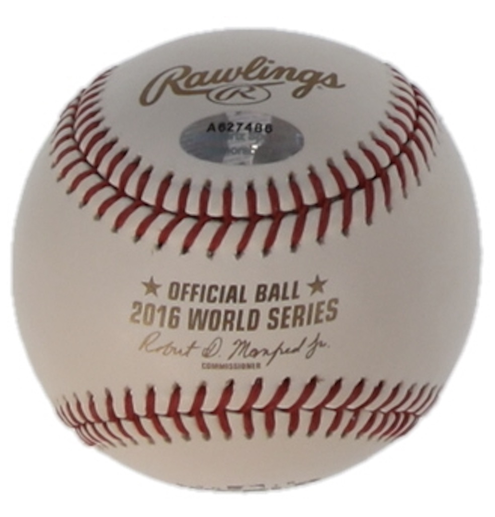 Jon Lester Signed 2016 World Series Logo Baseball Inscribed "16 WS Champs" (Schwartz) at PristineAuction.com Jon Lester Signed 2016 World Series Logo Baseball Inscribed "16 WS Champs" (Schwartz) at PristineAuction.com