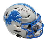 Amon-Ra St. Brown Signed Lions Mid-Size SpeedFlex Helmet With Visor (Beckett) at PristineAuction.com