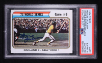 Reggie Jackson Signed 1974 Topps World Series Game 6 #477 (PSA 6 | Autograph Graded PSA 10) at PristineAuction.com