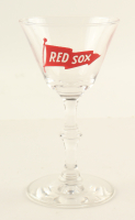 Circa 1950's Red Sox Vintage 5.5" Martini Glass at PristineAuction.com