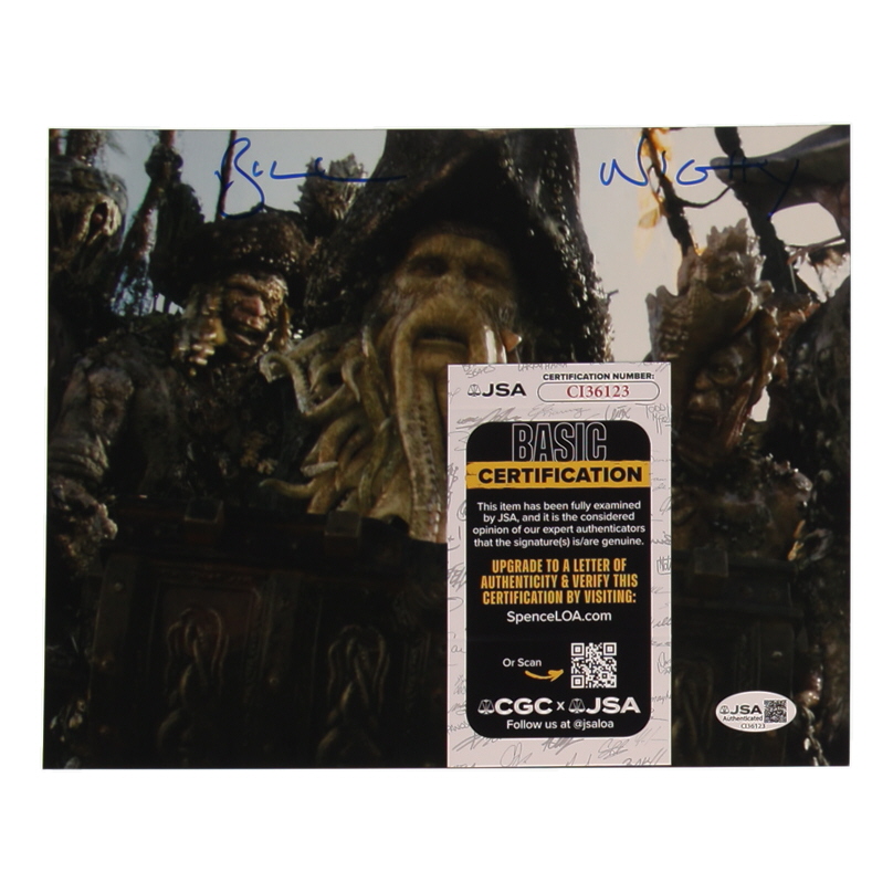 Bill Nighy Signed "Pirates of the Caribbean: Dead Man's Chest" 8x10 Photo (JSA) at PristineAuction.com Bill Nighy Signed "Pirates of the Caribbean: Dead Man's Chest" 8x10 Photo (JSA) at PristineAuction.com