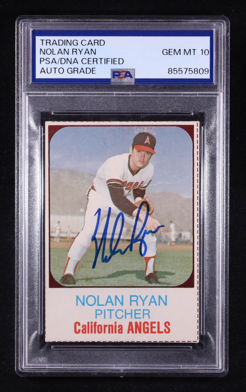 Nolan Ryan Signed 1975 Hostess #58 (PSA | Autograph Graded PSA 10) at PristineAuction.com Nolan Ryan Signed 1975 Hostess #58 (PSA | Autograph Graded PSA 10) at PristineAuction.com