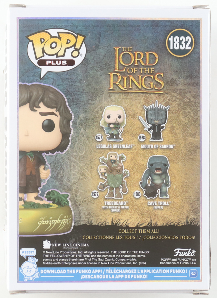 Elijah Wood Signed "The Lord Of The Rings" #1832 Frodo Baggins Funko Pop! Vinyl Figure Inscribed "Frodo" (Beckett) at PristineAuction.com Elijah Wood Signed "The Lord Of The Rings" #1832 Frodo Baggins Funko Pop! Vinyl Figure Inscribed "Frodo" (Beckett) at PristineAuction.com