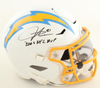 LaDainian Tomlinson Signed Chargers Mid-Size SpeedFlex Helmet With Visor Inscribed "2006 NFL MVP" (Beckett) at PristineAuction.com