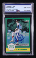 Nolan Ryan Signed 1986 Star Co. 5 No Hitters #8 (PSA | Autograph Graded PSA 10) at PristineAuction.com