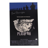 Tom Berenger Signed "Platoon" 11x17 Movie Poster Photo (Schwartz) at PristineAuction.com