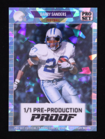 Barry Sanders Pro Set Pre-Production Proof #1/1 at PristineAuction.com