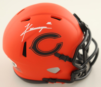 Kyle Monangai Signed Bears Rave Alternate Speed Mini Helmet (JSA) at PristineAuction.com