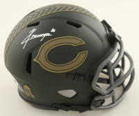 Kyle Monangai Signed Bears Salute To Service Alternate Speed Mini Helmet (JSA) at PristineAuction.com