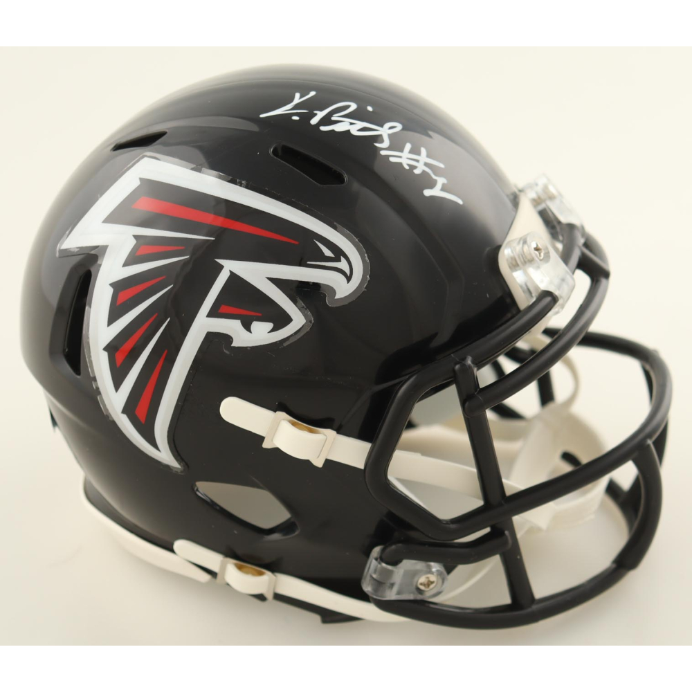 Kyle Pitts Signed Falcons Speed Mini Helmet (Beckett) at PristineAuction.com