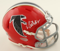 Kyle Pitts Signed Falcons Speed Mini Helmet (Beckett) at PristineAuction.com