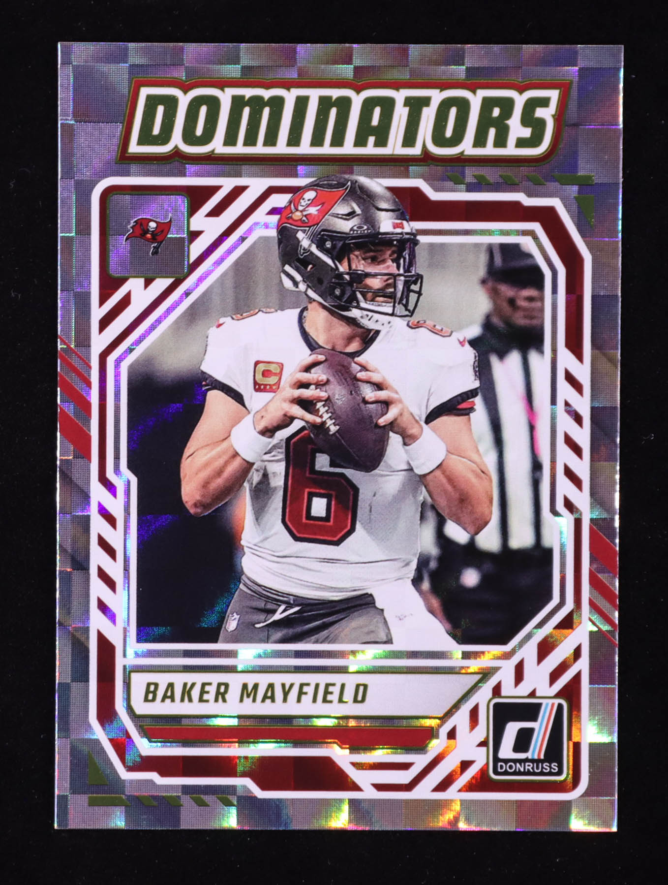Baker Mayfield 2025 Panini Donruss Dominators #DOM-BMD at PristineAuction.com Baker Mayfield 2025 Panini Donruss Dominators #DOM-BMD at PristineAuction.com