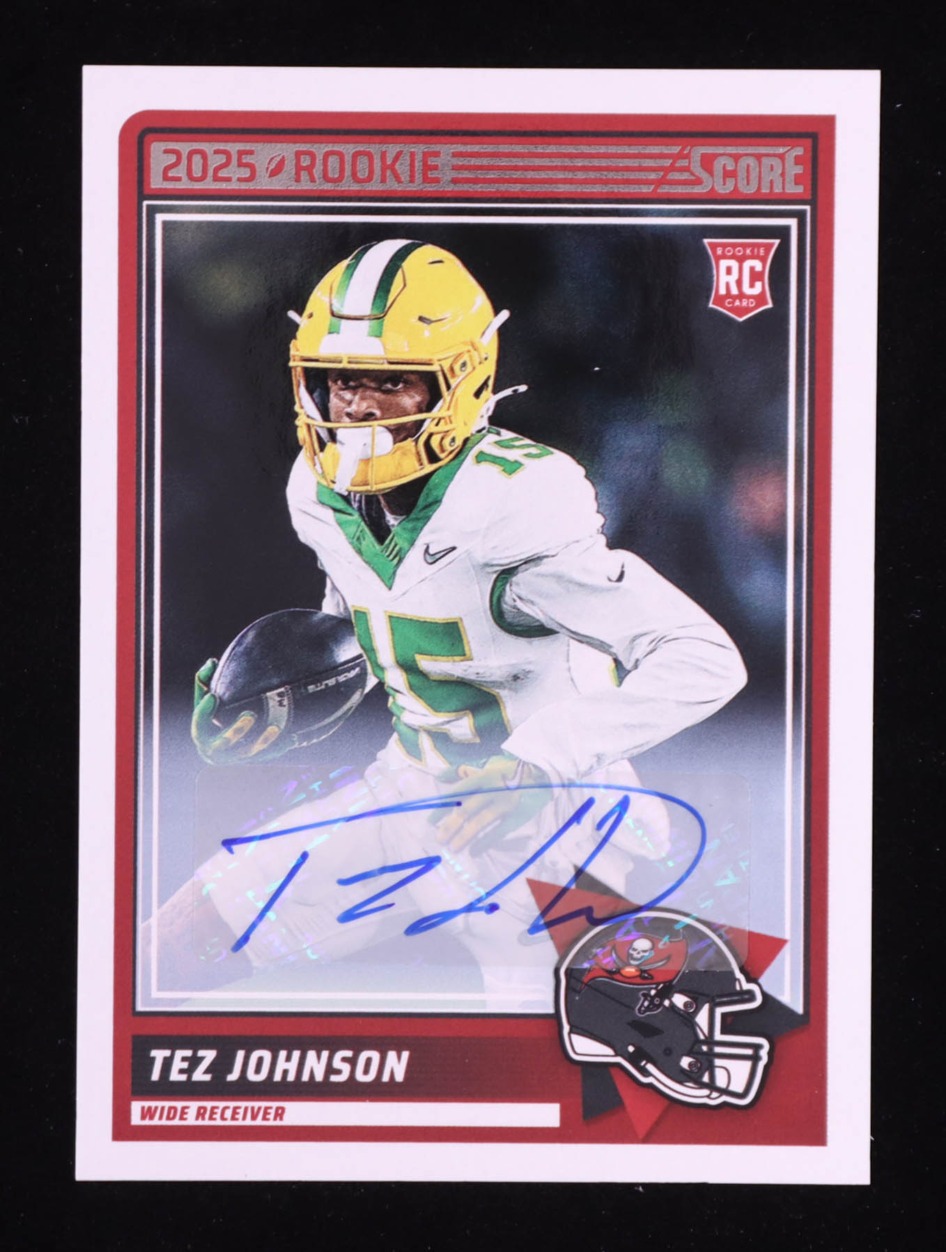 Tez Johnson 2025 Panini Score Rookie Auto #34 RC at PristineAuction.com Tez Johnson 2025 Panini Score Rookie Auto #34 RC at PristineAuction.com