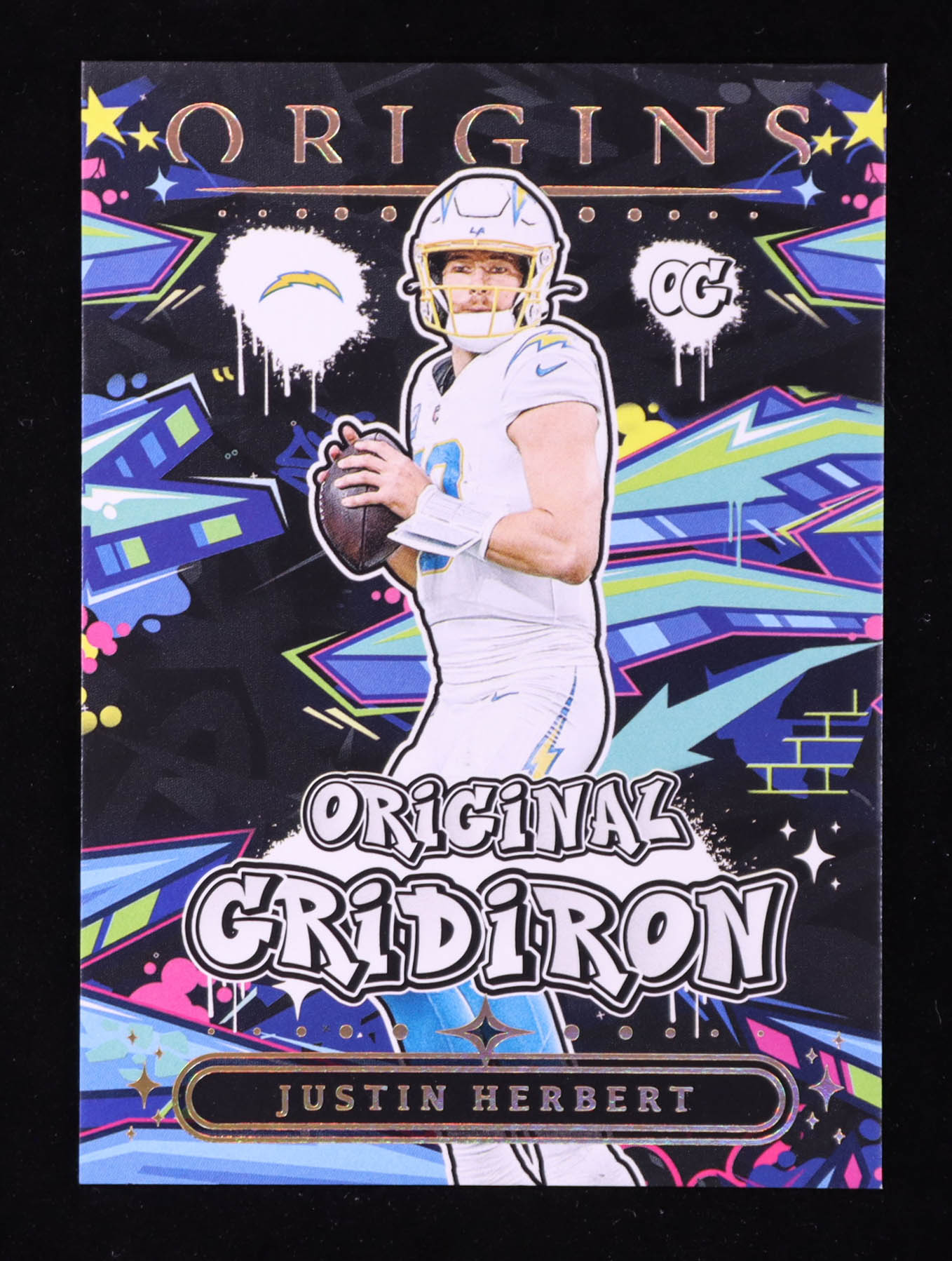 Justin Herbert 2025 Panini Origins Original Gridiron #13 at PristineAuction.com Justin Herbert 2025 Panini Origins Original Gridiron #13 at PristineAuction.com