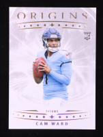 Cam Ward 2025 Panini Origins White #143 RC at PristineAuction.com