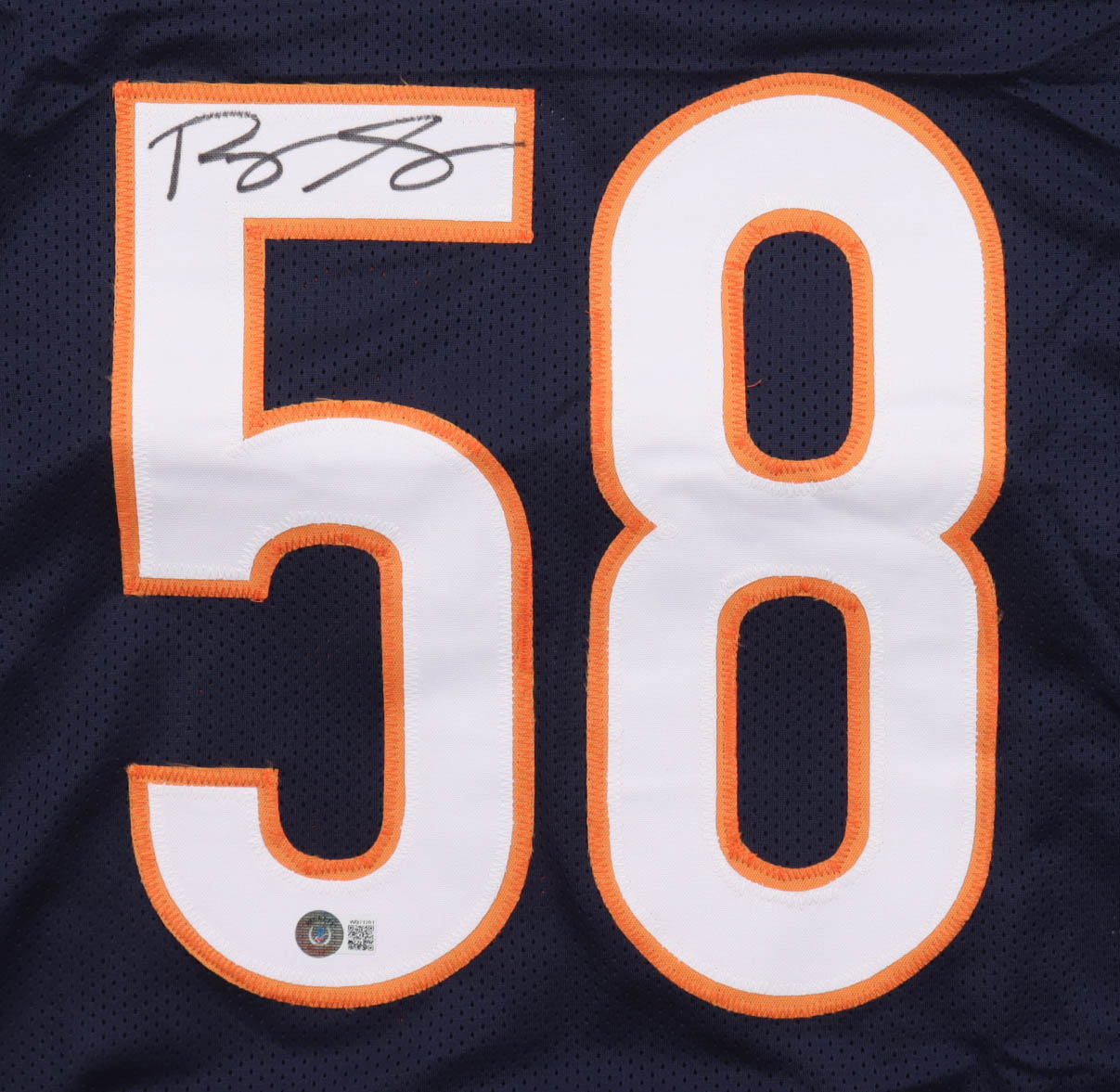 Roquan Smith Signed Jersey (Beckett) at PristineAuction.com Roquan Smith Signed Jersey (Beckett) at PristineAuction.com