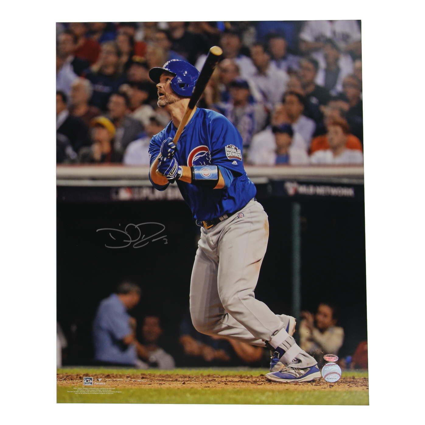 David Ross Signed Cubs 16x20 Photo (Schwartz) at PristineAuction.com David Ross Signed Cubs 16x20 Photo (Schwartz) at PristineAuction.com