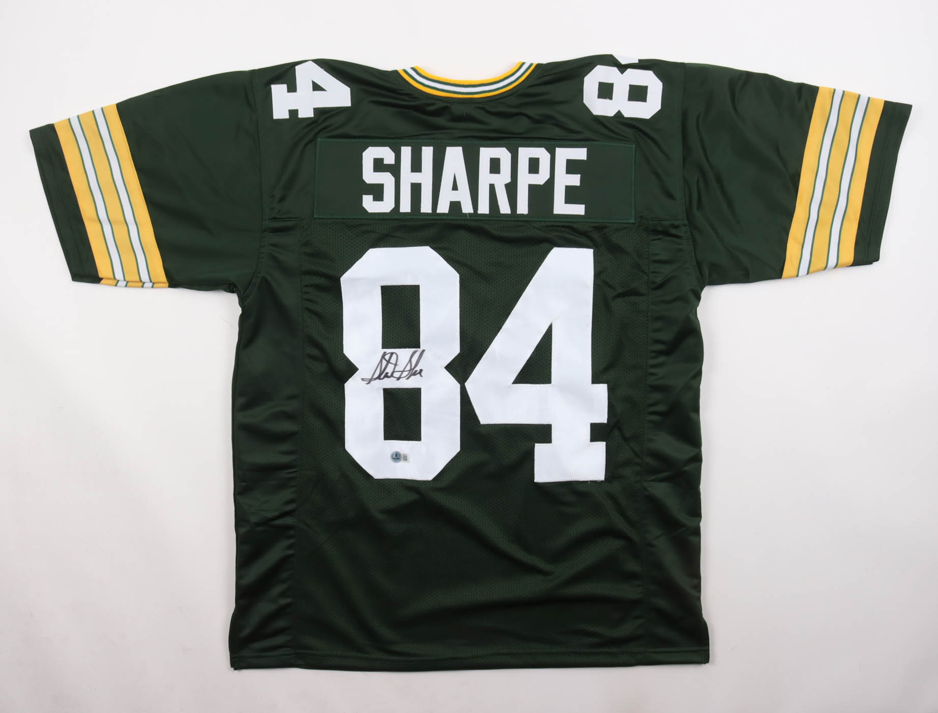 Sterling Sharpe Signed Jersey (Beckett) at PristineAuction.com Sterling Sharpe Signed Jersey (Beckett) at PristineAuction.com