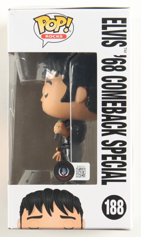 Austin Butler Signed Elvis Presley #188 Elvis '68 Comeback Special Funko Pop! Vinyl Figure (Beckett) at PristineAuction.com Austin Butler Signed Elvis Presley #188 Elvis '68 Comeback Special Funko Pop! Vinyl Figure (Beckett) at PristineAuction.com