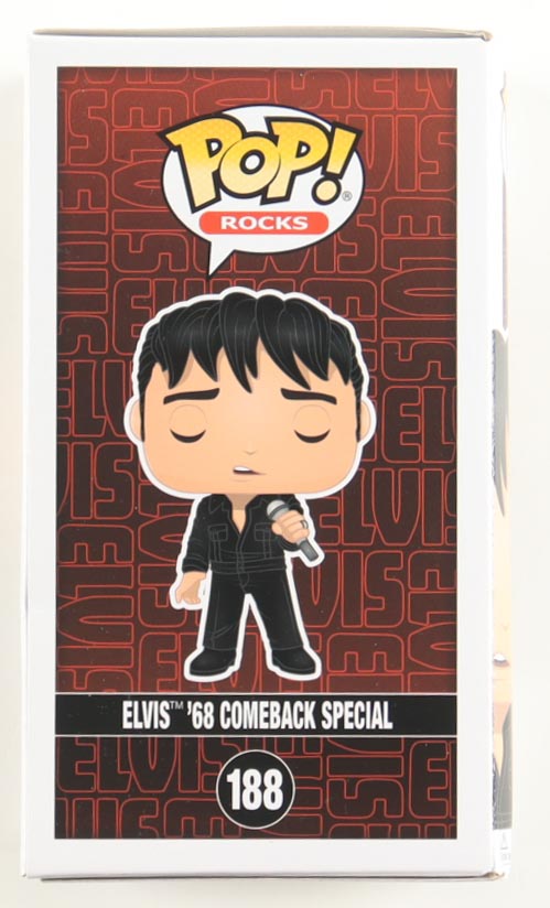 Austin Butler Signed Elvis Presley #188 Elvis '68 Comeback Special Funko Pop! Vinyl Figure (Beckett) at PristineAuction.com Austin Butler Signed Elvis Presley #188 Elvis '68 Comeback Special Funko Pop! Vinyl Figure (Beckett) at PristineAuction.com