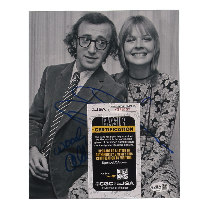 Woody Allen & Diane Keaton Signed 8x10 Photo (JSA) at PristineAuction.com Woody Allen & Diane Keaton Signed 8x10 Photo (JSA) at PristineAuction.com