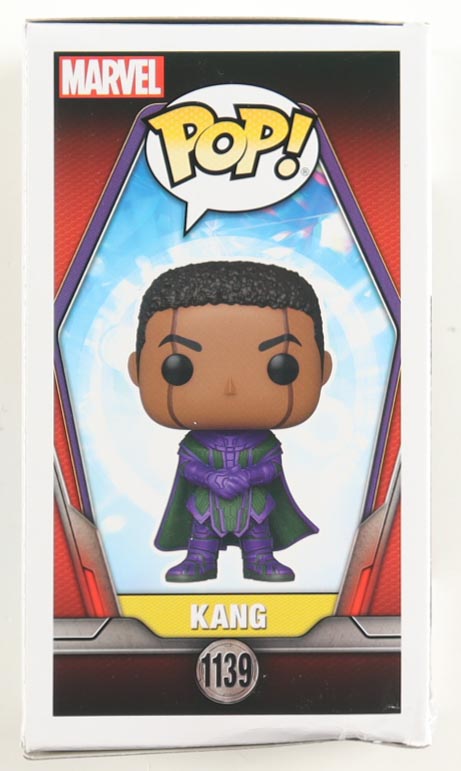 Jonathan Majors Signed "Ant-Man and the Wasp: Quantumania" #1139 Kang Funko Pop! Vinyl Figure (Beckett & Fanatics) at PristineAuction.com Jonathan Majors Signed "Ant-Man and the Wasp: Quantumania" #1139 Kang Funko Pop! Vinyl Figure (Beckett & Fanatics) at PristineAuction.com