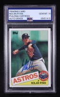 Nolan Ryan Signed 1985 Topps #760 (PSA | Autograph Graded PSA 10) at PristineAuction.com