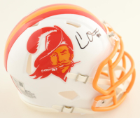 Cade Otton Signed Buccaneers Throwback Speed Mini Helmet (Fanatics) at PristineAuction.com