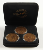 Kobe Bryant, Shaquille O'Neal & Nick Van Exel LE The Highland Mint Lakers Matched Number Solid Bronze (3) Coin Set at PristineAuction.com