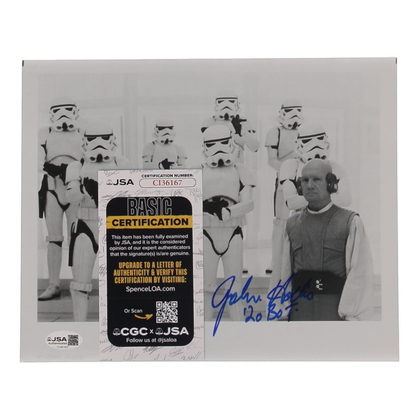 John Hollis Signed "STAR WARS" 8x10 Photo Inscribed "'Lobot" (JSA) at PristineAuction.com John Hollis Signed "STAR WARS" 8x10 Photo Inscribed "'Lobot" (JSA) at PristineAuction.com