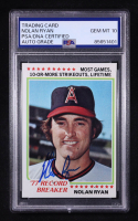 Nolan Ryan Signed 1978 Topps Record Breaker #6 (PSA | Autograph Graded PSA 10) at PristineAuction.com