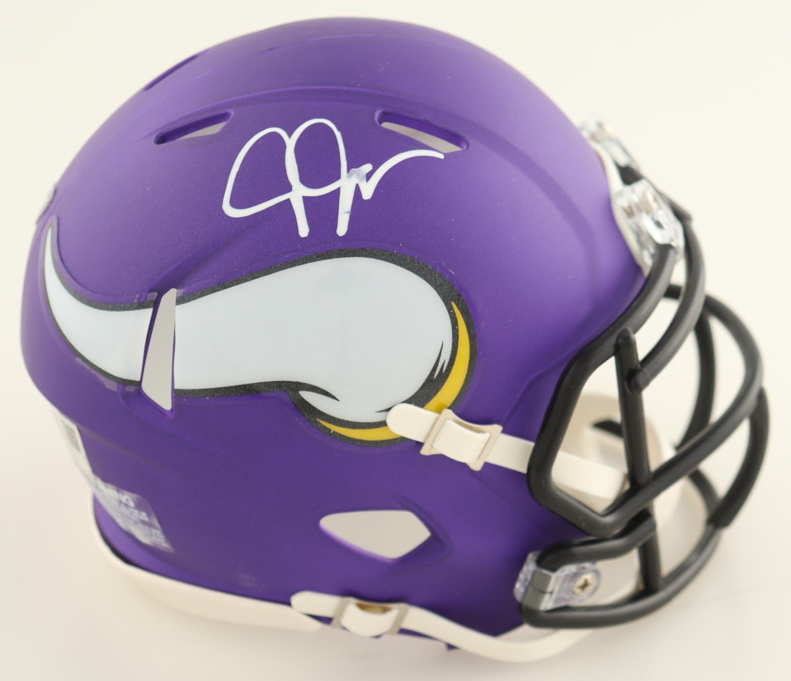 Justin Jefferson Signed Vikings Speed Mini Helmet (Fanatics) at PristineAuction.com Justin Jefferson Signed Vikings Speed Mini Helmet (Fanatics) at PristineAuction.com