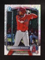Anyelo Marquez 2025 Bowman Chrome Prospects Shimmer Refractors #BCP201 at PristineAuction.com