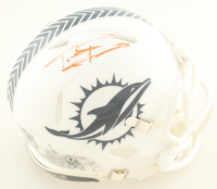 Tua Tagovailoa Signed Dolphins Salute to Service Alternate Speed Mini Helmet (Fanatics) at PristineAuction.com