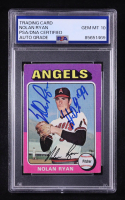 Nolan Ryan Signed 1975 Topps Mini Inscribed "HOF 99" #500 (PSA | Autograph Graded PSA 10) at PristineAuction.com