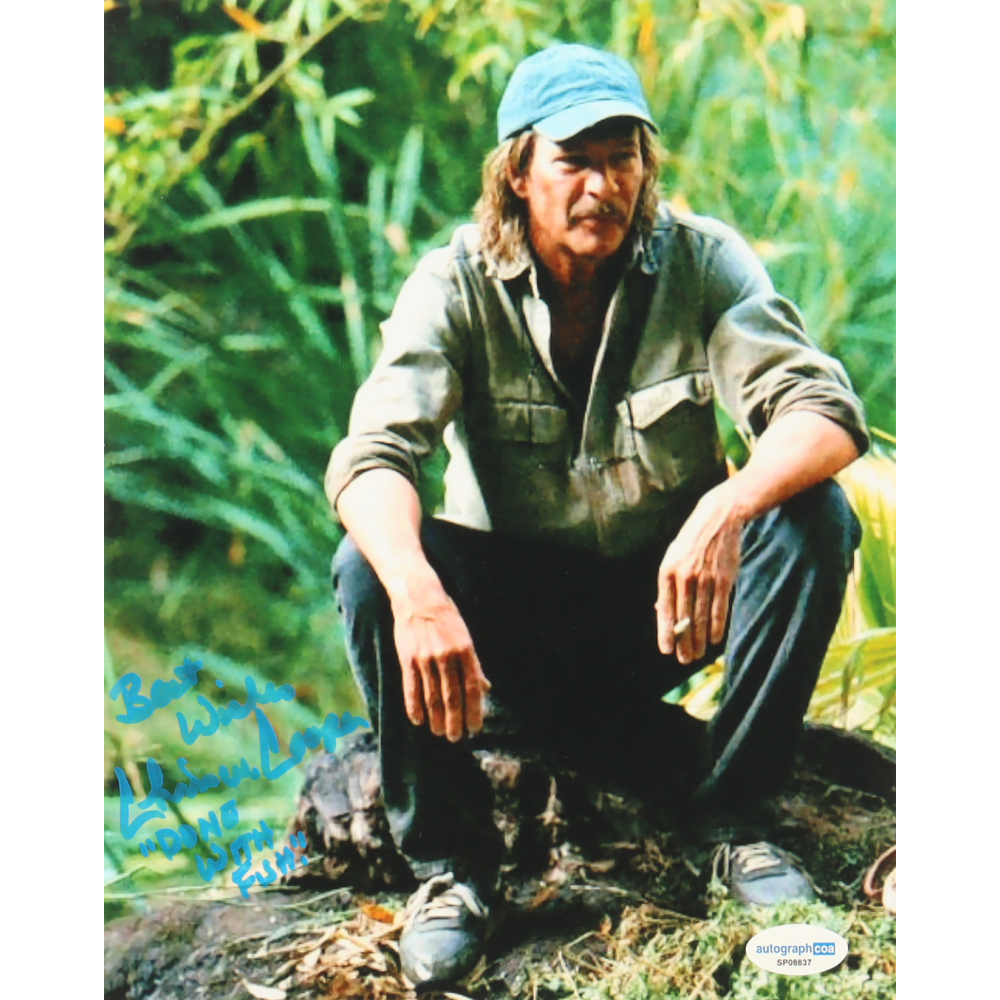 Chris Cooper Signed "Adaptation." 8x10 Photo Inscribed "Best Wishes" & "'Done With Fish'" (ACOA) at PristineAuction.com