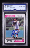 Nolan Ryan Signed 1974 Topps #20 (PSA | Autograph Graded PSA 10) at PristineAuction.com