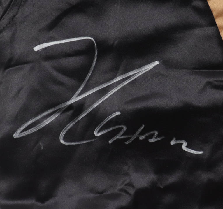 Julio Cesar Chavez, Marco Barrera & Erik Morales Signed Cleto Reyes Boxing Robe (JSA) at PristineAuction.com Julio Cesar Chavez, Marco Barrera & Erik Morales Signed Cleto Reyes Boxing Robe (JSA) at PristineAuction.com